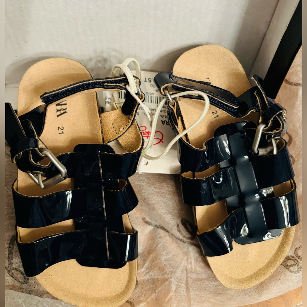 Zara girls cage sandals